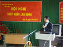 Hội nghị tuyên truyền xuất khẩu lao động tại xã Sơn Vỹ, huyện Mèo Vạc