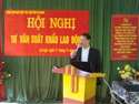 Hội nghị tuyên truyền xuất khẩu lao động tại xã Tát Ngà, huyện Mèo Vạc