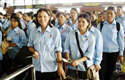 Đưa những lao động đầu tiên sang làm việc theo hợp đồng tại Angola