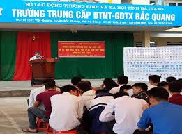 Thông báo tuyển sinh năm 2024 của Trường TRUNG CẤP DTNT – GDTX BẮC QUANG