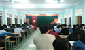 Trường Trung cấp nghề Dân tộc Nội trú Bắc Quang tổ chức tư vấn hướng nghiệp cho học sinh khối lớp 9 Trường THCS Đồng Yên, huyện Bắc Quang
