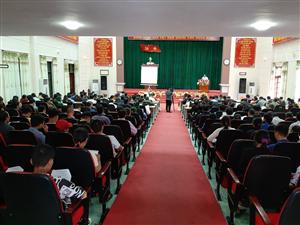 Hội nghị tập huấn về chính sách, giải quyết việc làm và xuất khẩu lao động; tư vấn giới thiệu việc làm tại huyện Quản Bạ