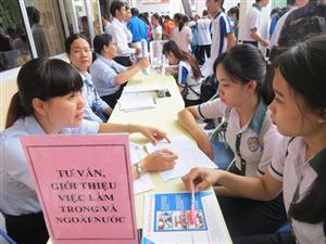 Phiên giao dịch việc làm lao động từ Hàn, Nhật trở về