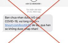Cảnh báo tin nhắn lừa đảo nhận hỗ trợ bảo hiểm thất nghiệp