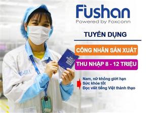  Thông báo tuyển dụng lao động đi làm việc tại nhà máy Fushan Technology Việt Nam