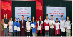 Trường Trung cấp DTNT – GDTX Bắc Quang tổ chức Hội thi tay nghề học sinh giỏi cấp trường lần thứ III, năm học 2023-2024